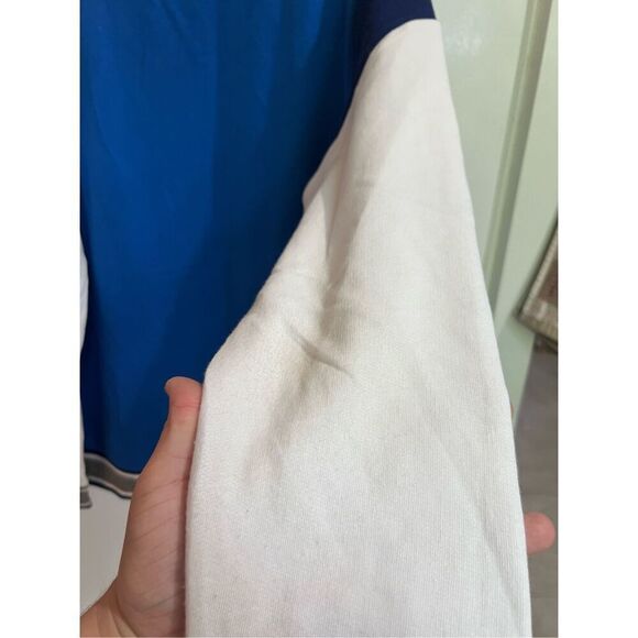 Pink By Victorias Secret Multicolored Crewneck Woman’s Size Small Flaws Stained - Picture 12 of 13